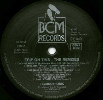 LP Technotronic: Trip On This (Remix Album)