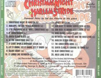 CD Ted Des Plantes: Christmas Night In Harlem Stride