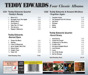 2CD Teddy Edwards: Four Classic Albums