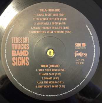 LP/SP Tedeschi Trucks Band: Signs