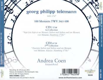 2CD Georg Philipp Telemann: 100 Menuets (TWV 34:1-100)