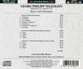 CD Georg Philipp Telemann: Suite And Concertos