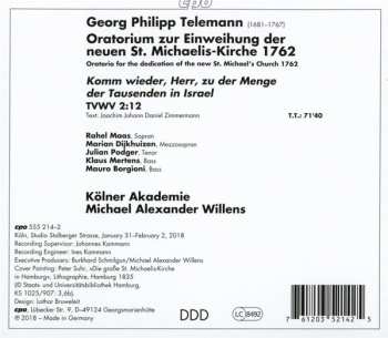 CD Georg Philipp Telemann: Michaelis-Oratorium