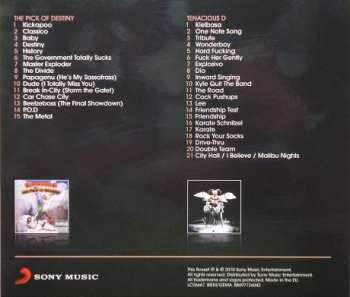 2CD/Dobozkészlet Tenacious D: Tenacious D / The Pick Of Destiny