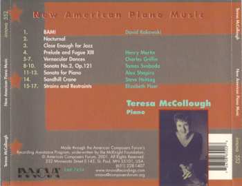 CD Teresa McCollough: New American Piano Music