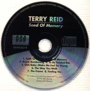 CD Terry Reid: Seed Of Memory