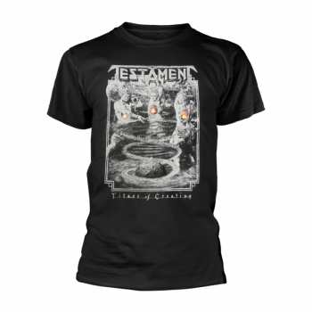 Merch Testament: Póló Titans Of Creation (grey) Europe 2020 Tour