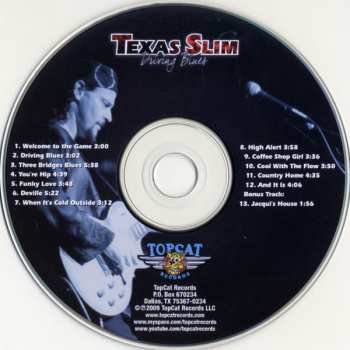 CD Texas Slim: Driving Blues