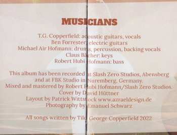 CD T.G. Copperfield: Out In The Desert
