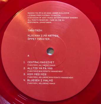 LP Thåström: Klockan Två På Natten, Öppet Fönster...