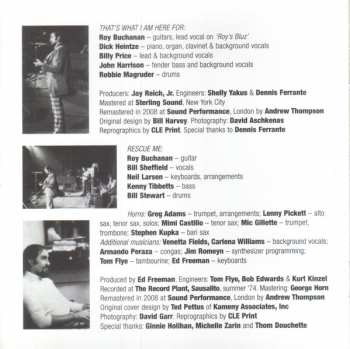 CD Roy Buchanan: That's What I Am Here For / Rescue Me