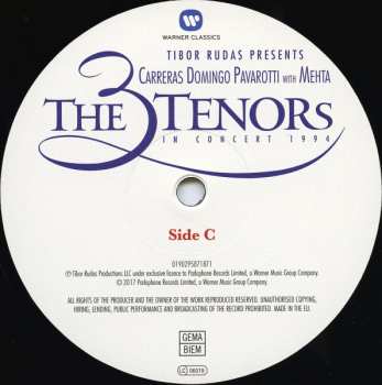 2LP Zubin Mehta: The 3 Tenors In Concert 1994