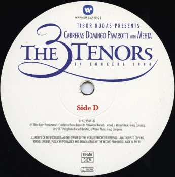 2LP Zubin Mehta: The 3 Tenors In Concert 1994
