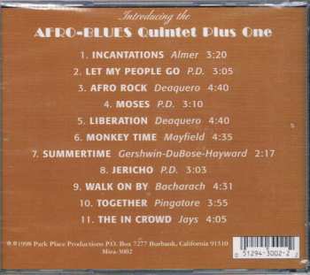 CD The Afro Blues Quintet Plus One: Introducing The
