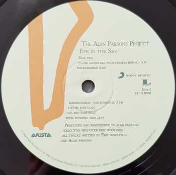 LP The Alan Parsons Project: Eye In The Sky