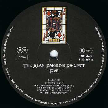 4LP/Dobozkészlet The Alan Parsons Project: I Robot / Pyramid / Eve / The Turn Of A Friendly Card