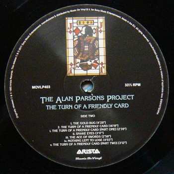 LP The Alan Parsons Project: The Turn Of A Friendly Card