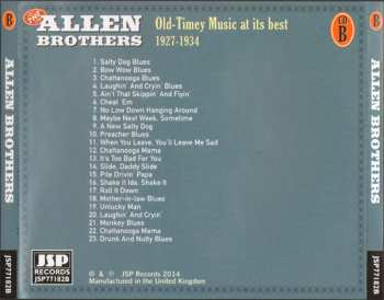 4CD/Dobozkészlet The Allen Brothers: The Allen Brothers With Other Country Brother Acts