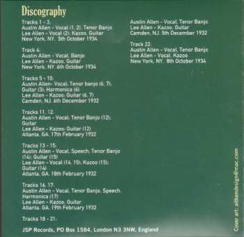 4CD/Dobozkészlet The Allen Brothers: The Allen Brothers With Other Country Brother Acts