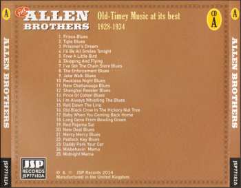 4CD/Dobozkészlet The Allen Brothers: The Allen Brothers With Other Country Brother Acts