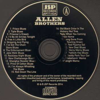 4CD/Dobozkészlet The Allen Brothers: The Allen Brothers With Other Country Brother Acts