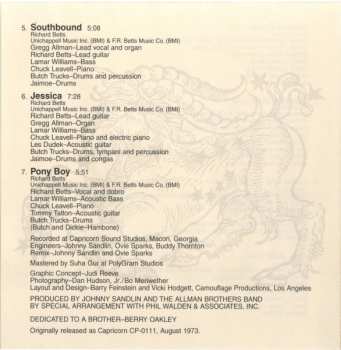 CD The Allman Brothers Band: Brothers And Sisters