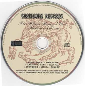 CD The Allman Brothers Band: Brothers And Sisters