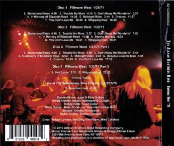 4CD The Allman Brothers Band: Fillmore West '71