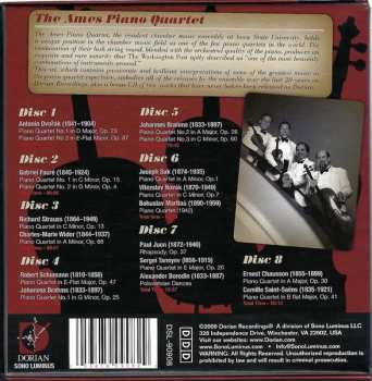 8CD/Dobozkészlet Ames Piano Quartet: Complete Dorian Recordings 1989-2009