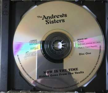 2CD The Andrews Sisters: Now Is The Time