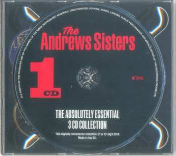 3CD The Andrews Sisters: The Absolutely Essential 3 CD Collection