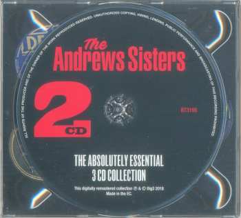 3CD The Andrews Sisters: The Absolutely Essential 3 CD Collection