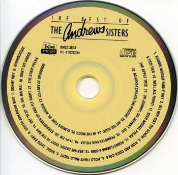 CD The Andrews Sisters: The Best Of The Andrews Sisters