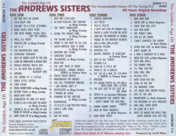 4CD The Andrews Sisters: The Golden Age Of The Andrews Sisters