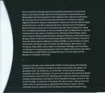 2CD The Art Ensemble Of Chicago: We Are On The Edge (A 50th Anniversary Celebration)