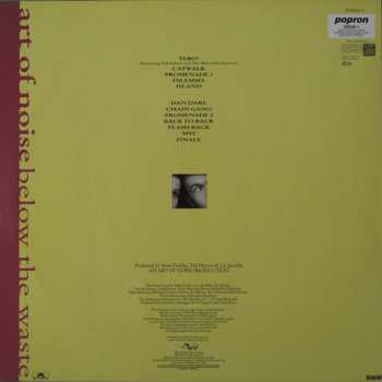 LP The Art Of Noise: Below The Waste
