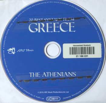 CD The Athenians: 20 Best  Syrtakis From Greece