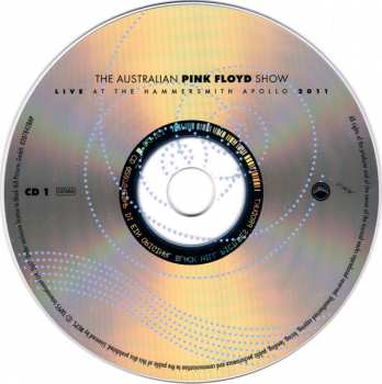 2CD The Australian Pink Floyd Show: Live At The Hammersmith Apollo 2011