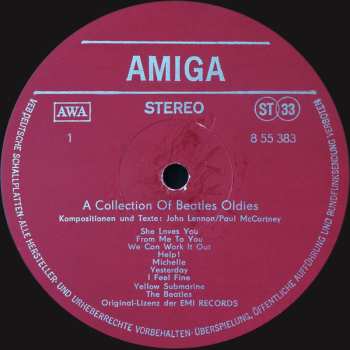 LP The Beatles: A Collection Of Beatles Oldies