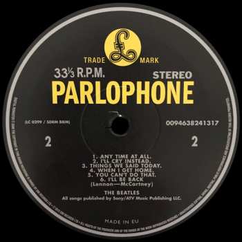 LP The Beatles: A Hard Day's Night
