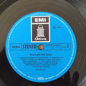 LP The Beatles: Beatles For Sale
