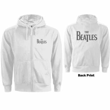 Merch The Beatles: Dámská Mikina Na Zip Drop T Logo The Beatles  S