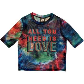 Merch The Beatles: Női Crop Top All You Need Is Love