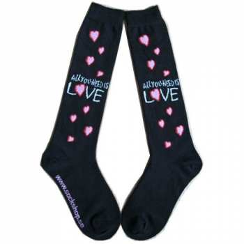 Merch The Beatles: Női Knee High Socks All You Need Is Love 