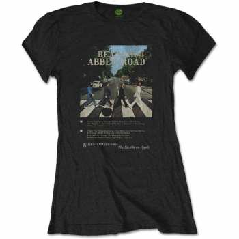 Merch The Beatles: Női Póló Abbey Road 8 Track 