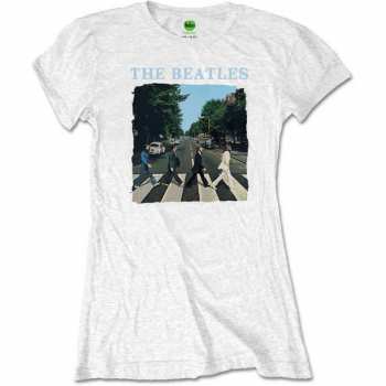 Merch The Beatles: Női Póló Abbey Road & Logo The Beatles 