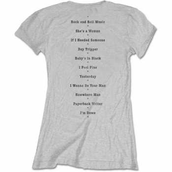 Merch The Beatles: Dámské Tričko Budokan Set List  S