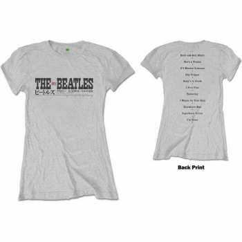 Merch The Beatles: Dámské Tričko Budokan Set List  S