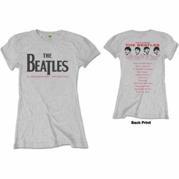 Merch The Beatles: Dámské Tričko Candlestick Park  S