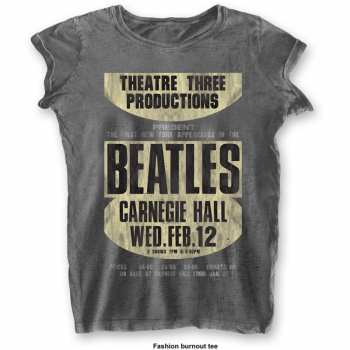 Merch The Beatles: Női Póló Carnegie Hall 